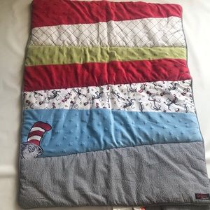 Dr Seuss character crib comforter blanket toddler